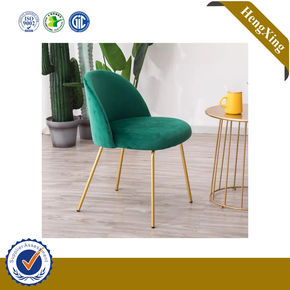 Modern Green Color Velvet Fabric Nordic Design Home Furniture Sofa Chairs Office Dining Lounge Chair