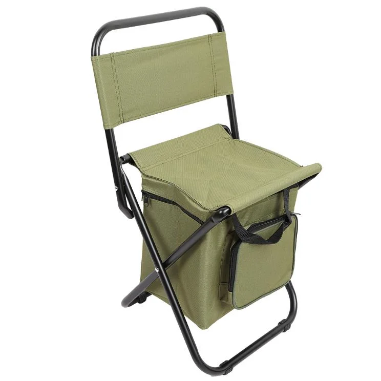 Folding Chair Multi Functional Portable Ice Bag Solid Oxford Cloth Fishing Stool