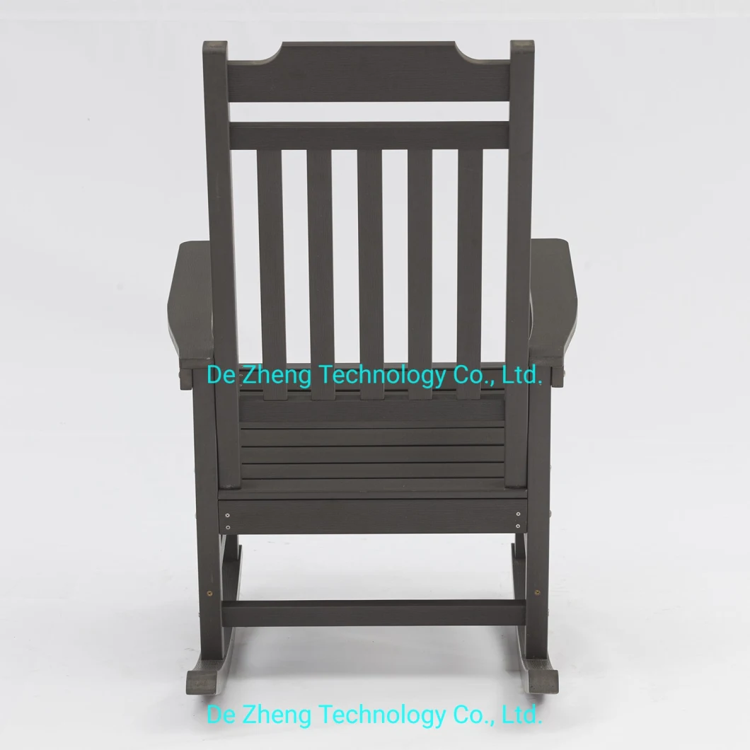 Hot Sell Outdoor Home Garden High Quality Plastic Wood Patio Balcony Rocking Chair