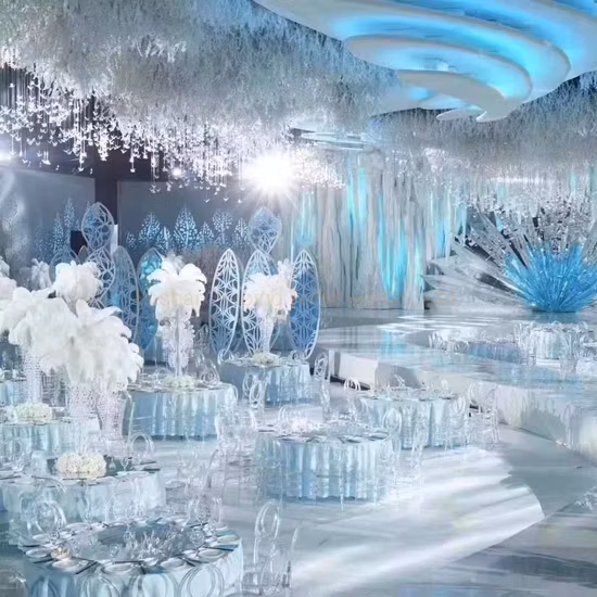 Sedie Phoenix di cristallo di plastica acrilica della sala da pranzo di evento dell'hotel di alta qualità