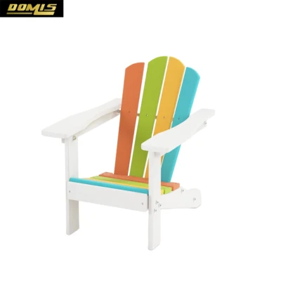 Sedia Adirondack per bambini resistente a tutte le intemperie in plastica HDPE per il patio